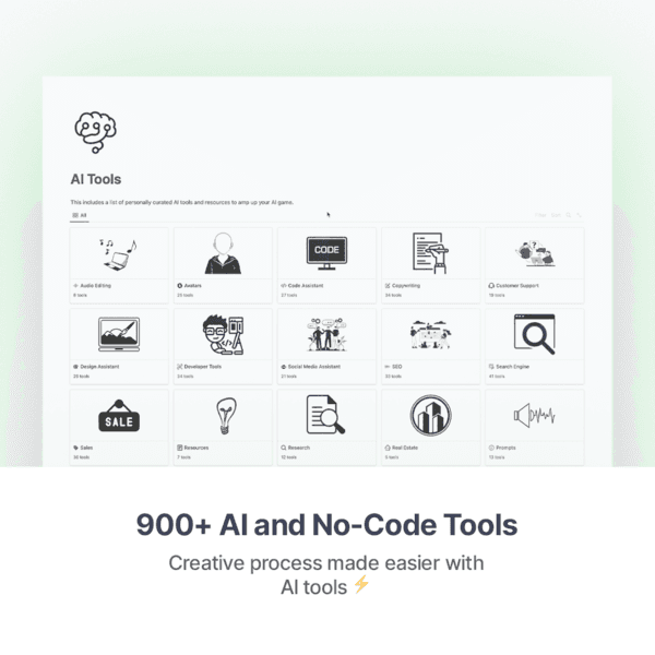 900+ AI and No Code Tools for Creators and Businesses — GumHunt