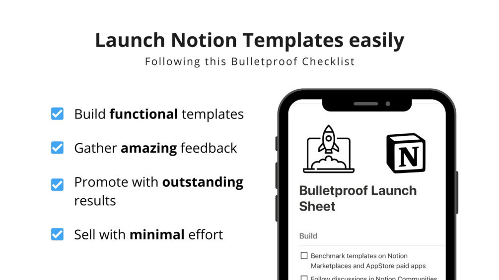 The Bulletproof Launch | Notion Template — GumHunt - image 1