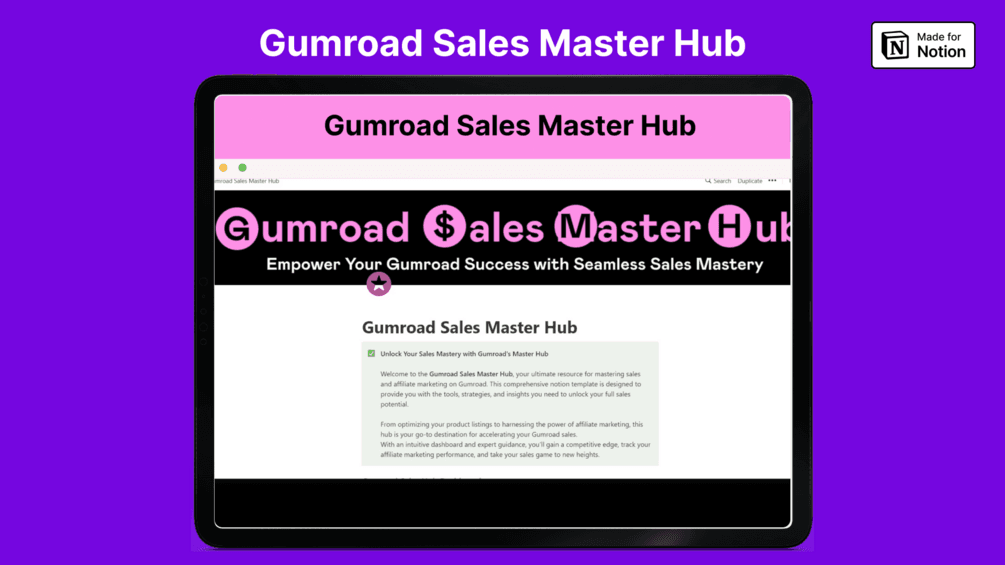 Gumroad Sales Master Hub — GumHunt - image 1