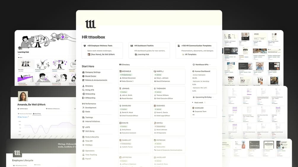 Human Resources Bundle: +50 HR Modules + 150 Designs & Documents — GumHunt - image 1