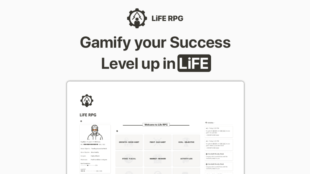 LiFE RPG - Gamify your Success, Level Up in LiFE — GumHunt - image 1
