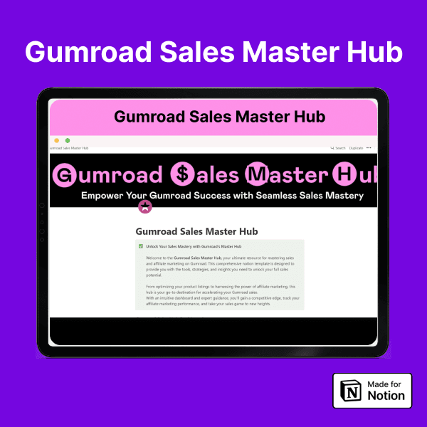 Gumroad Sales Master Hub — GumHunt